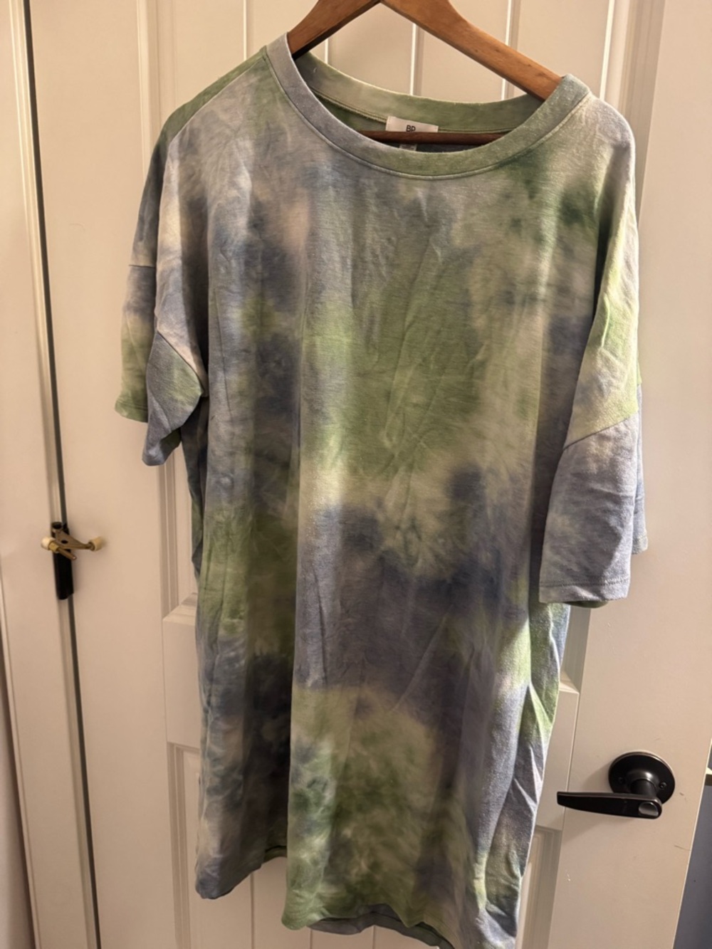 BP Washed Green & Blue Tie-Dye dress